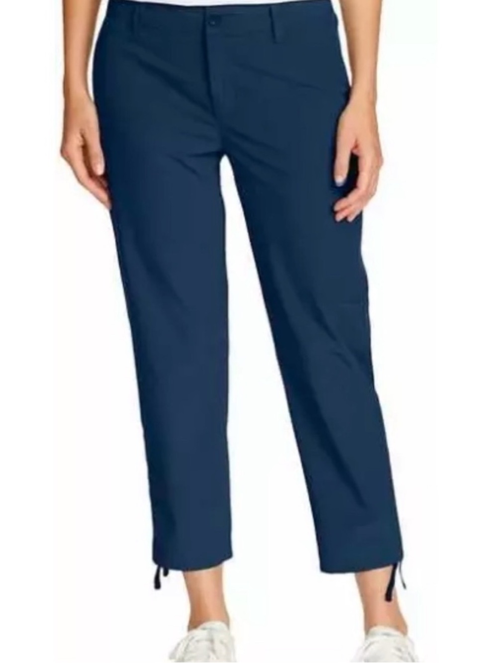 EDDIE BAUER Women’s Blue Stretch Ripstop Crop Pants
